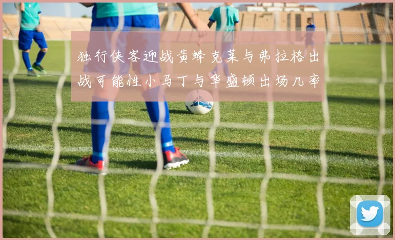 独行侠客迎战黄蜂克莱与弗拉格出战可能性小马丁与华盛顿出场几率高